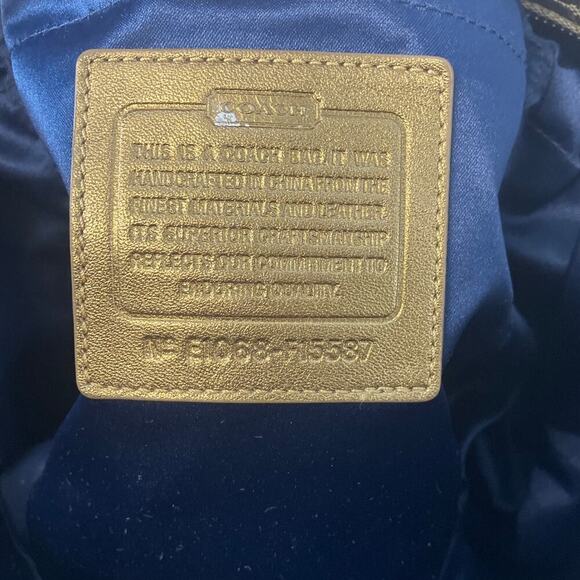 COACH F15587 SIGNATURE PIRNT CANVAS MUTI TRIM DIAPER BAG - Picture 14 of 16